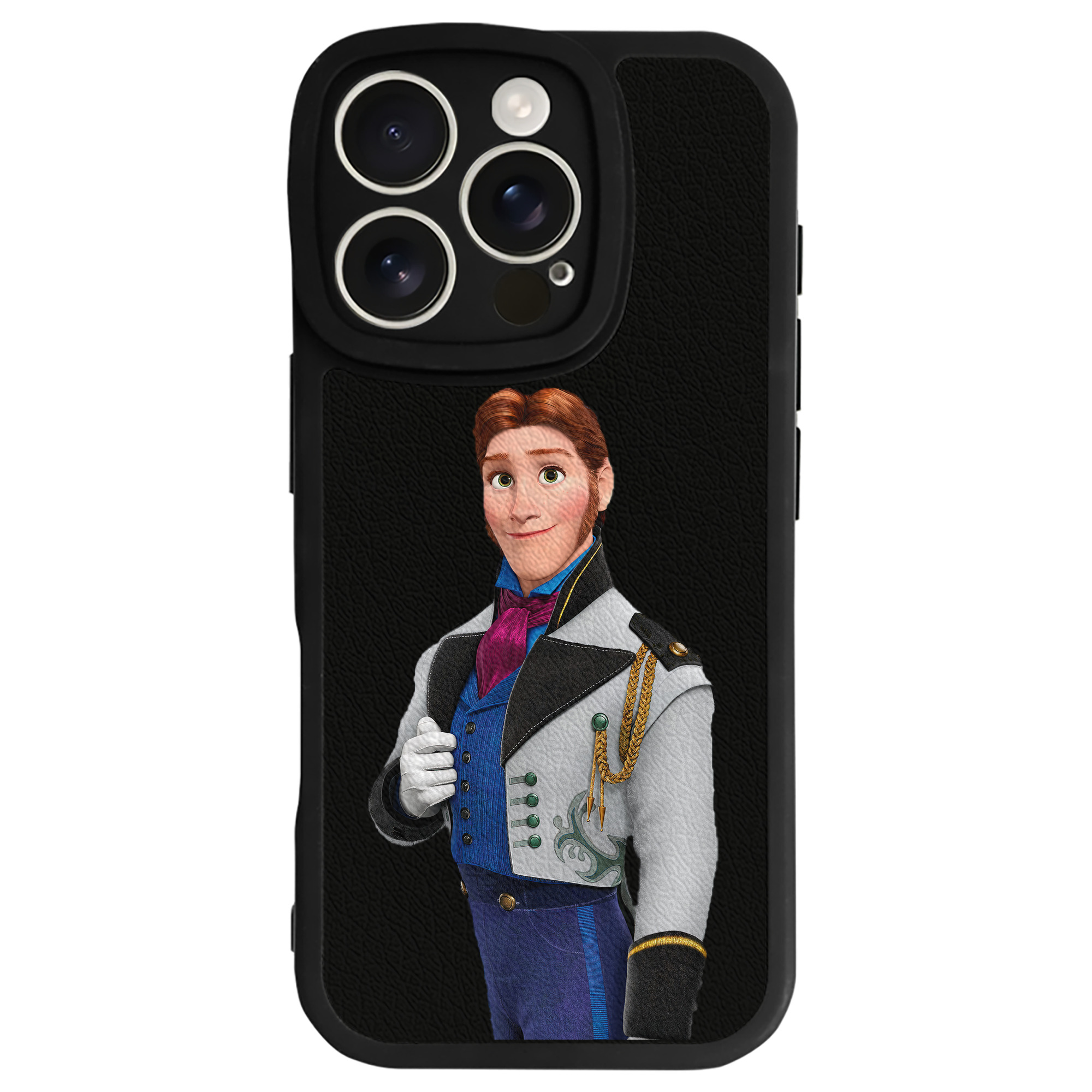 （画像用） アナと雪の女王 アンナ エルサ Frozen Anna Elsa 【iPhone 16シリーズ対応】シリコンスマホケース（レザー調） 材質：シリコン